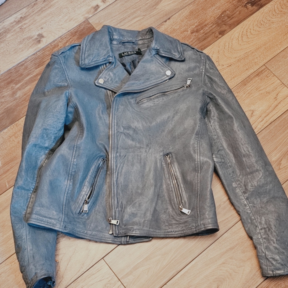 Ralph lauren leather jacket